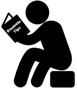 Silhouette Man Sitting Reading Book on Roulette Tips