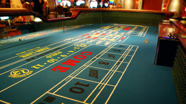 Casino Craps Table