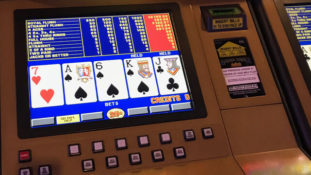 Casino Video Poker Machine