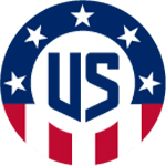 Red White and Blue US Logo