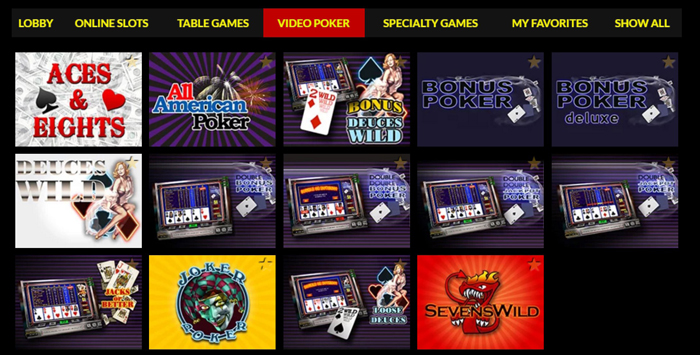 Planet 7 Video Poker