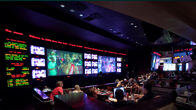 Interior of a Sports Bar