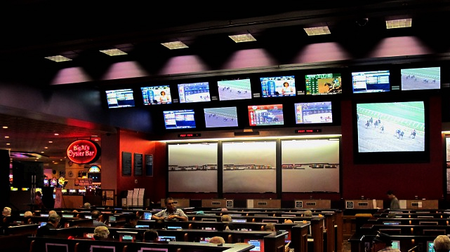 Wide Angle of a Sportsbook