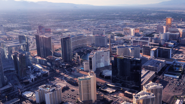 Sky View of Las Vegas During the Day