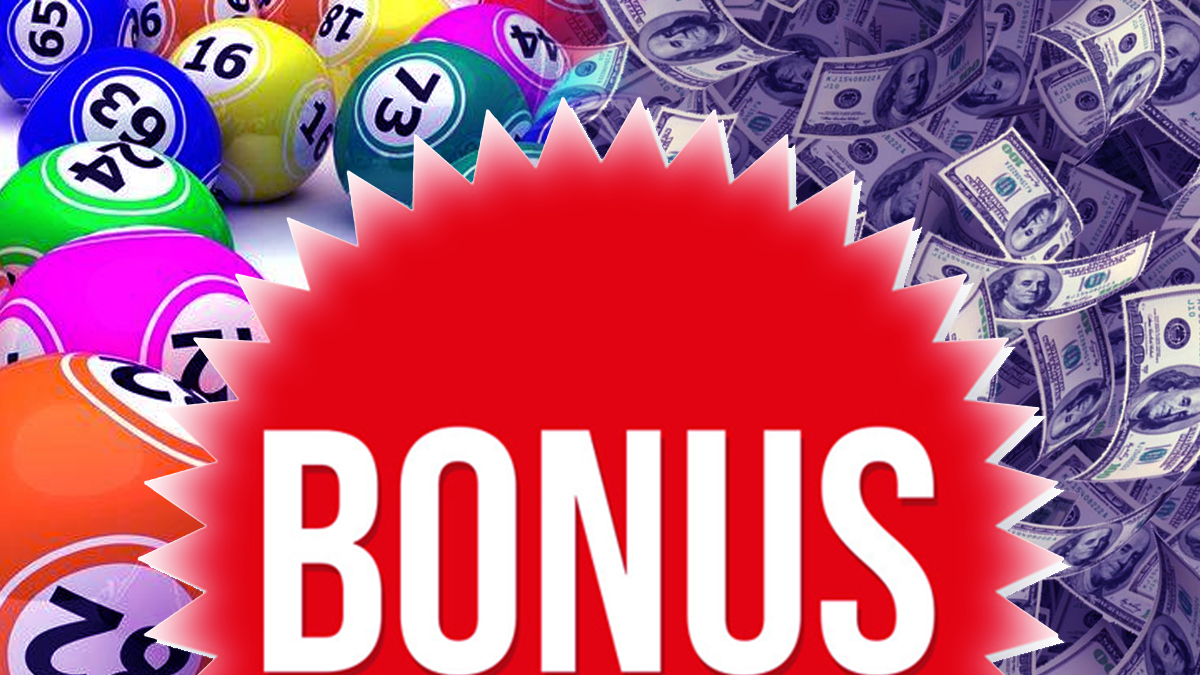 Bonus Sticker Bingo Balls and Cash