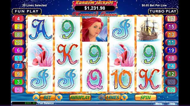 Mermaid Queen Online Slots Game