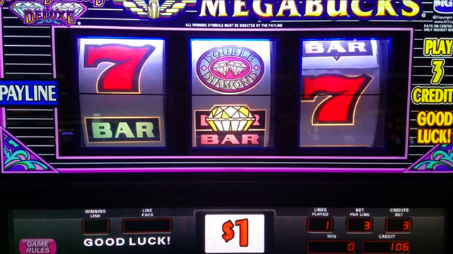 Double Diamond Megabucks Slot