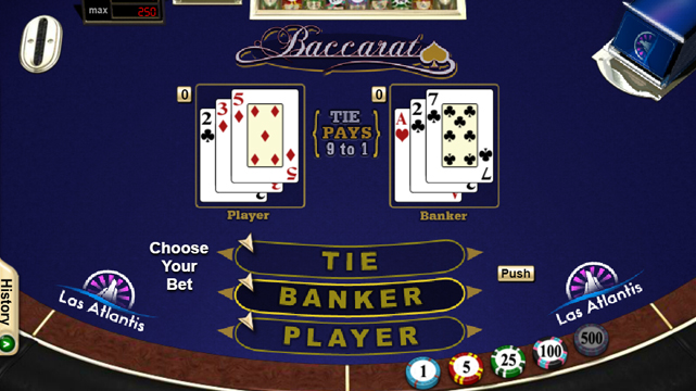 Las Atlantis Online Baccarat