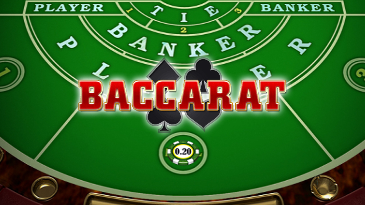 Baccarat Logo With Online Table Background