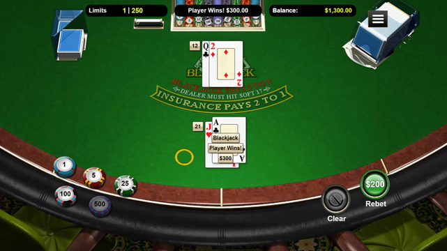 Real Money Online Blackjack