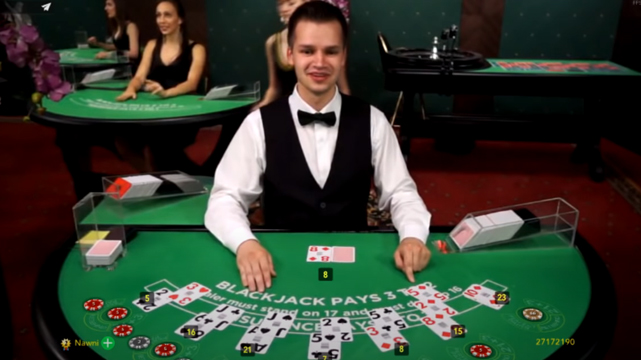 Online Live Dealer Blackjack