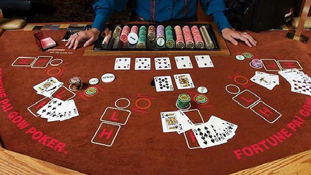 Pai Gow Poker Table