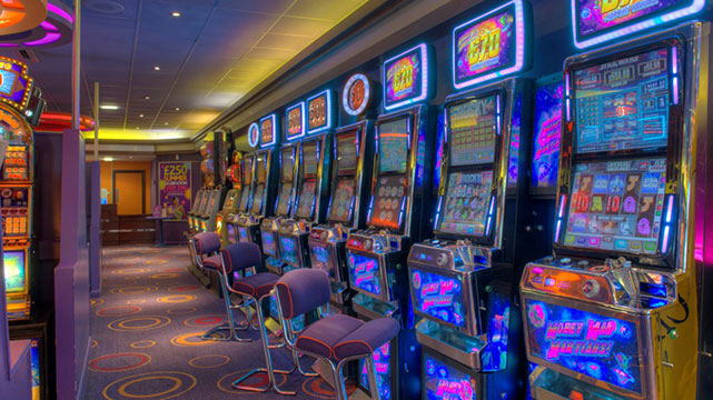 Slot machines at Victoryland Casino