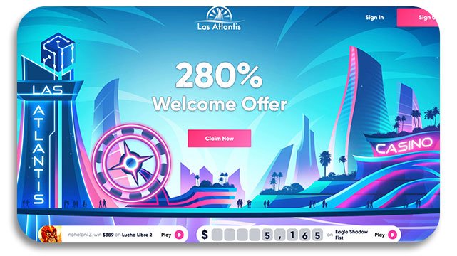 Las Atlantis Casino Main Page