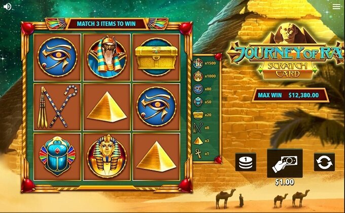 Journey of Ra Scratch Off