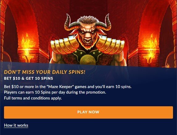 Daily Free Spins Bonus