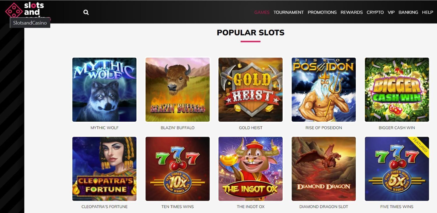 SlotsandCasino popular slots hub